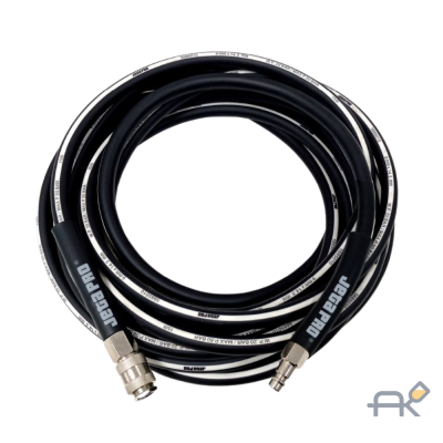 Шланг JP(5885015) гибкий с фитингами 9*14.5мм*15м чёрный(ПВХ)